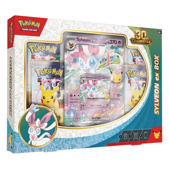 Caja Sylveon ex de Pokémon 30th Celebration