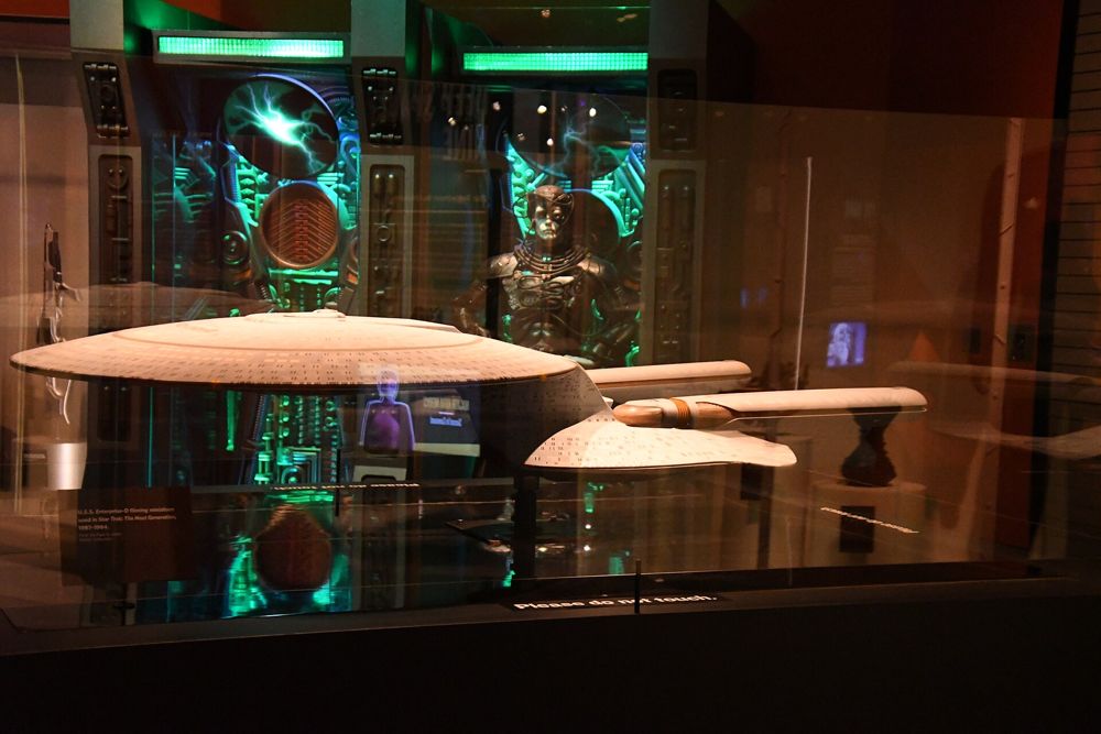 Maqueta de rodaje del USS Enterprise-D de Star Trek: The Next Generation
